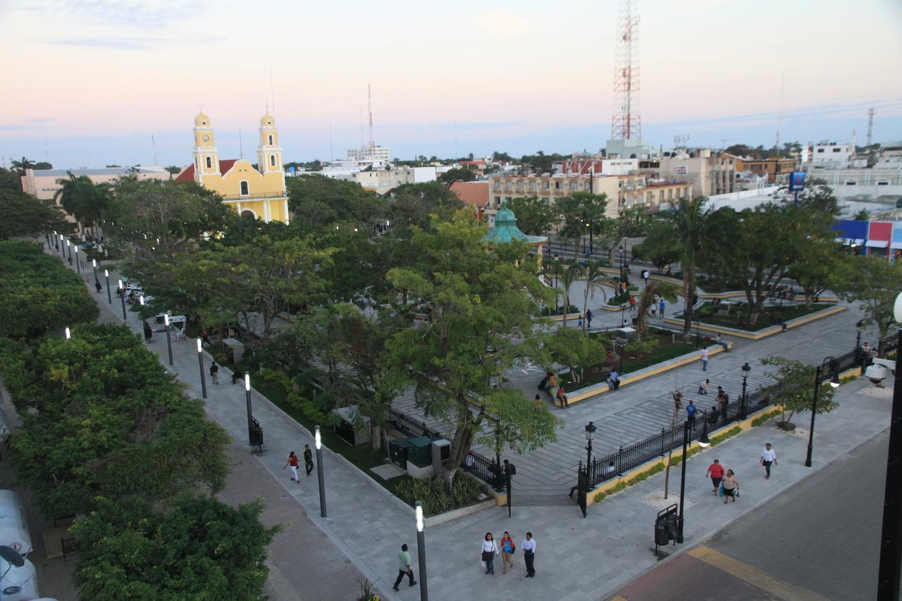 Hotel Del Parque Ciudad del Carmen Ngoại thất bức ảnh